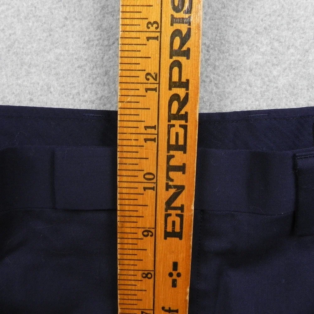 Banana Republic Dress Pants Mens 32x32 Standard Fit Super 120s Italian Wool Navy